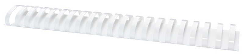 Пружина пластикова біла d-51мм OFFICE PRODUCTS 20245115-14, 50 шт/уп